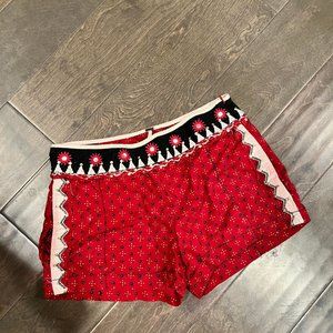 Free People - Embroidered Shorts - Size 2